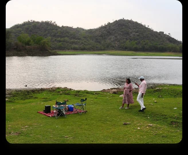 Lake Pichola and its floating palaces